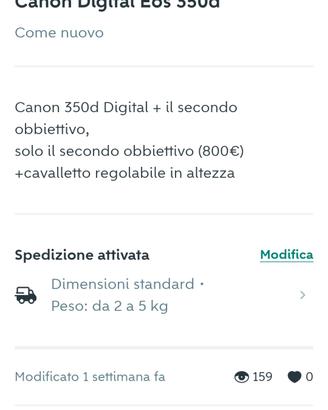 Canon Digital Eos  350d