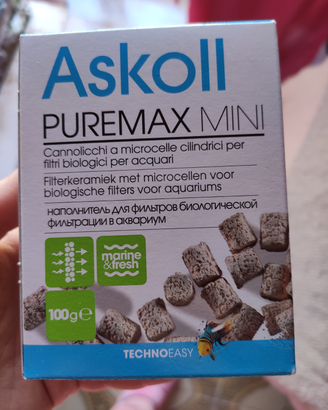 Cannolicchi per filtro acquario