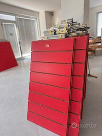 Pannelli dogati Slatwall per negozio – 111 pezzi