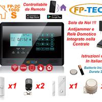 Antifurto allarme casa kit con combinatore gsm wir