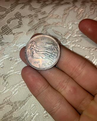Moneta 500lire italiana
