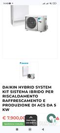 kit riscaldamento /raffreddamento ibrido Daikin 