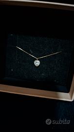 Collana con cuore in oro 375