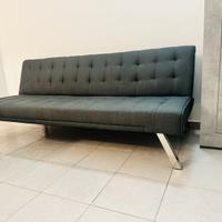 Divano letto 180 x 80  H80 colore grigio