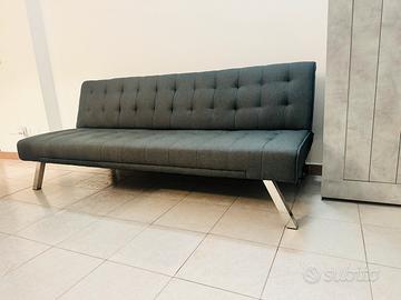 Divano letto 180 x 80  H80 colore grigio