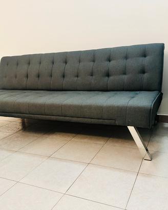 Divano letto 180 x 80  H80 colore grigio