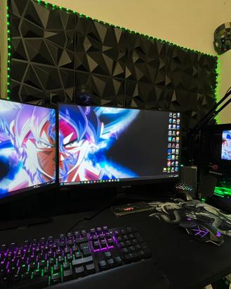 Computer doppio gaming-streaming