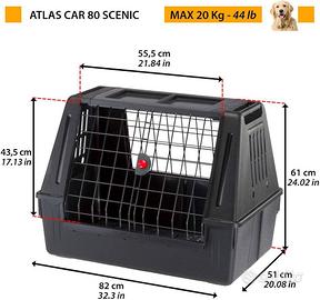 TRASPORTINO PER CANI ATLAS 80