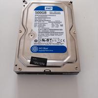 HD WESTERN DIGITAL 3,5" 500GB WD50000AAKX