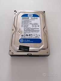 HD WESTERN DIGITAL 3,5" 500GB WD50000AAKX