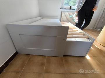 Divano-letto BRIMNES Ikea 2 cassetti 80x200cm