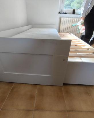 Divano-letto BRIMNES Ikea 2 cassetti 80x200cm