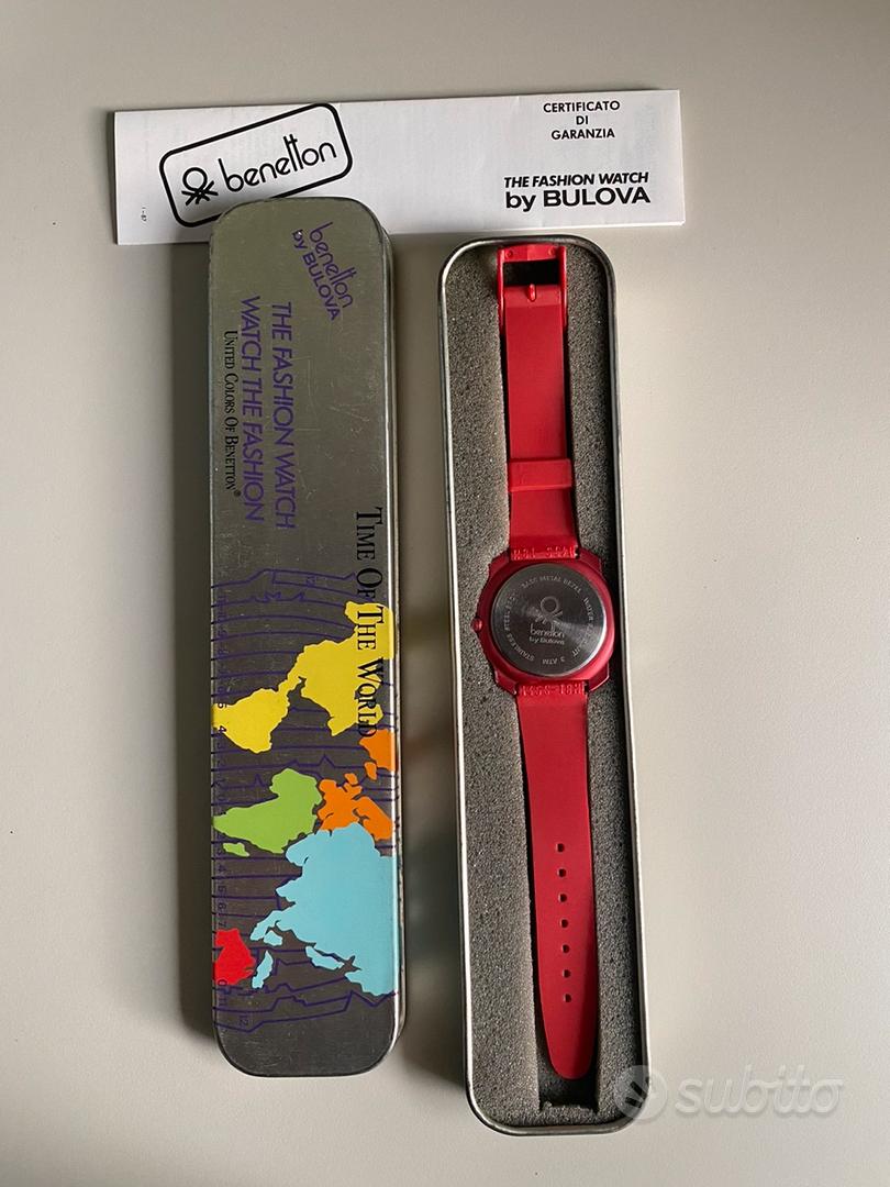 Orologio Benetton By Bulova anni 90 Abbigliamento e Accessori In vendita a Ferrara
