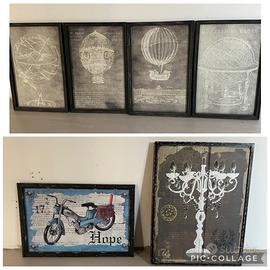 Dialma Brown lotto 6 quadri