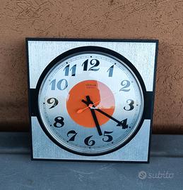 Orologio da parete Veglia anni 70 