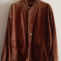 Giubbino scamosciato vera pelle