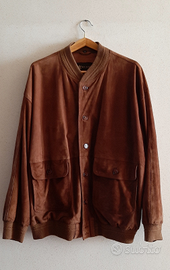 Giubbino scamosciato vera pelle