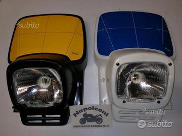 Mascherina Enduro con faro e numero