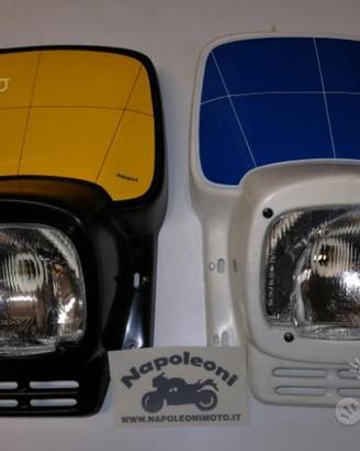 Mascherina Enduro con faro e numero