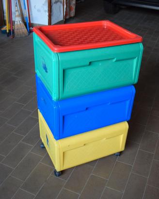 Cassettiera in plastica