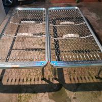 2 Reti Letto 80x190 h39,5cm Molle Ortopediche
