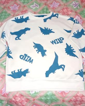 Felpa tema dinosauri