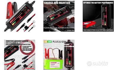 Carica batteria auto e moto