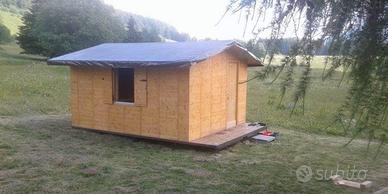 Casetta in legno coibentata