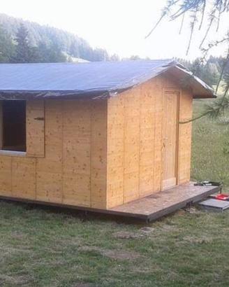 Casetta in legno coibentata