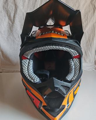 Casco Cross + Mascherine + Guanti