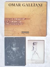 Omar Galliani 3 cataloghi di relative mostre
