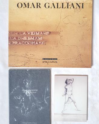 Omar Galliani 3 cataloghi di relative mostre