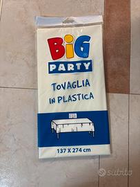 Big party tovaglia in plastica