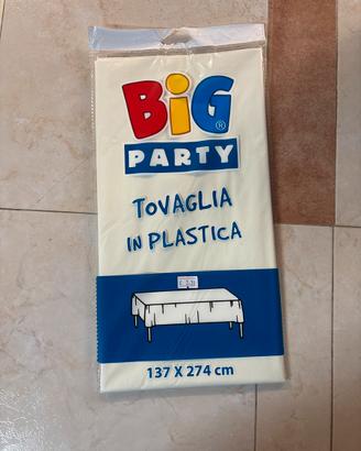 Big party tovaglia in plastica