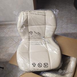 2 sgabelli similpelle beige