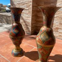 Vadi in rame vintage africani decorati