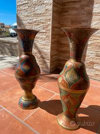 Vadi in rame vintage africani decorati