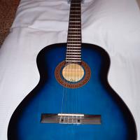 Chitarra classica blu