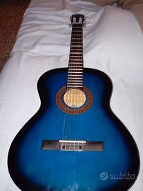 Chitarra classica blu