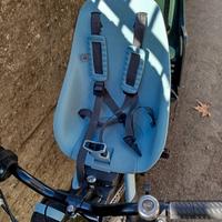 Seggiolino bici anteriore + parabrezza