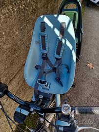 Seggiolino bici anteriore + parabrezza