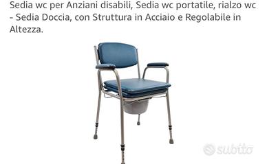 Sedia WC per anziani