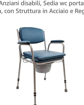 Sedia WC per anziani