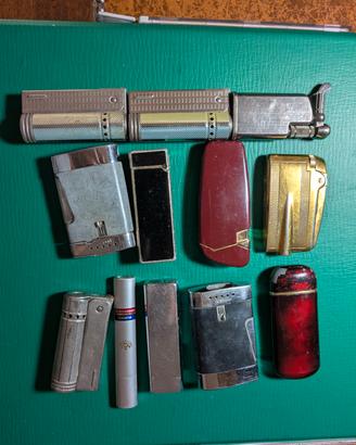 Lotto 12 accendini vintage IMCO, Ronson, Maruman