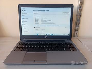NoteBook HP 650 G1 i5-8/120GBssd ricondizionato
