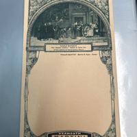 Menu vermout Martini Nicolò Barabino 10 pezzi