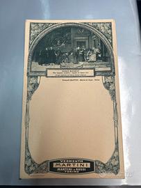 Menu vermout Martini Nicolò Barabino 10 pezzi