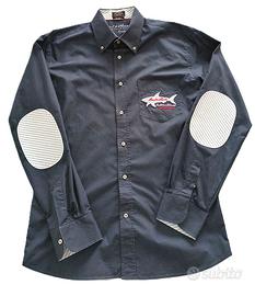 Camicia Paul & Shark Blu - Taglia S Unisex Ottime