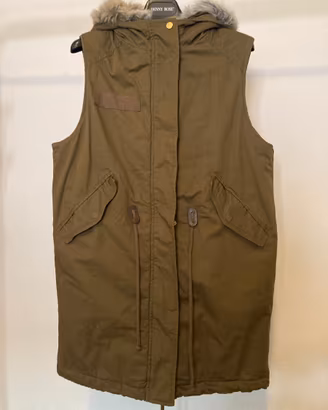 Parka gilet verde militare tg. XS