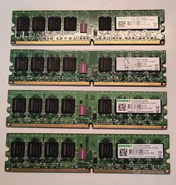 Memoria Ram DIMM DDR3 SDRAM 2+2+2+2 GB  - 1333MHZ